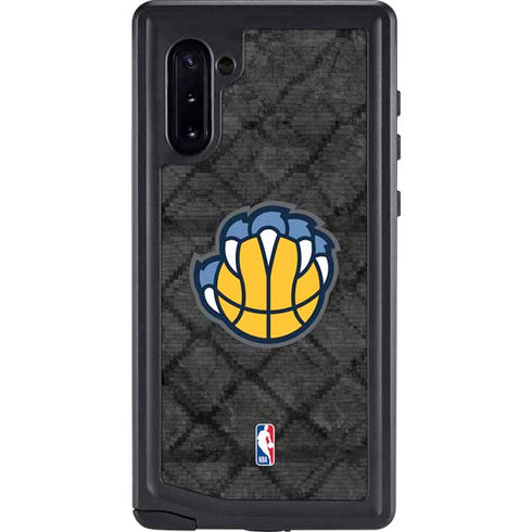 NBA Memphis Grizzlies Dark Rust Galaxy Note 10 Waterproof Case