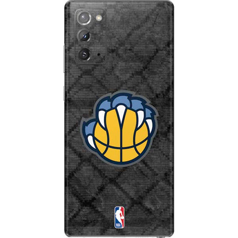 NBA Memphis Grizzlies Dark Rust Galaxy Note20 5G Skin