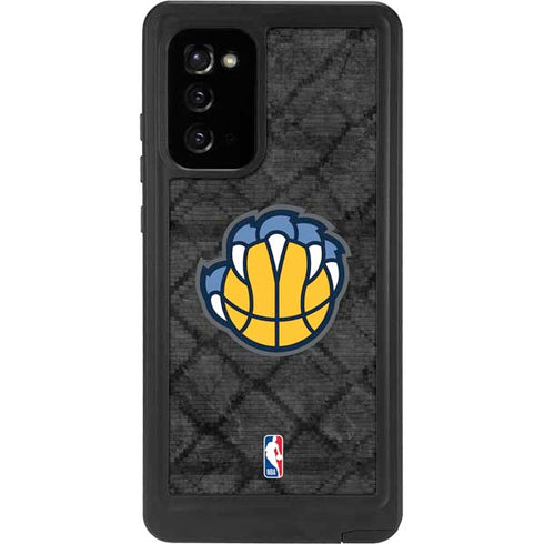 NBA Memphis Grizzlies Dark Rust Galaxy Note20 5G Waterproof Case