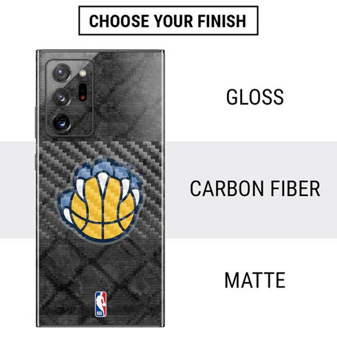 NBA Memphis Grizzlies Dark Rust Galaxy Note20 Ultra 5G Skin