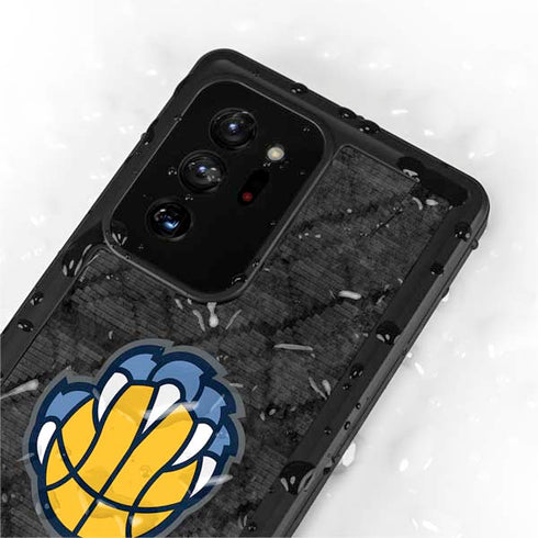 NBA Memphis Grizzlies Dark Rust Galaxy Note20 Ultra 5G Waterproof Case