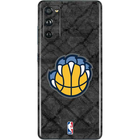 NBA Memphis Grizzlies Dark Rust Galaxy S20 Fan Edition Skin