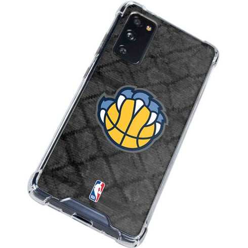 NBA Memphis Grizzlies Dark Rust Galaxy S20 FE Clear Case