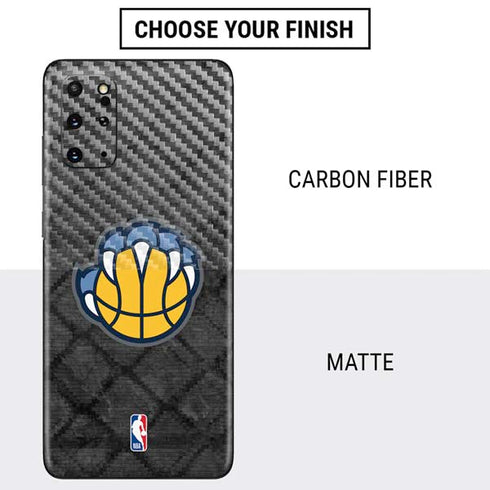 NBA Memphis Grizzlies Dark Rust Galaxy S20 Plus Skin