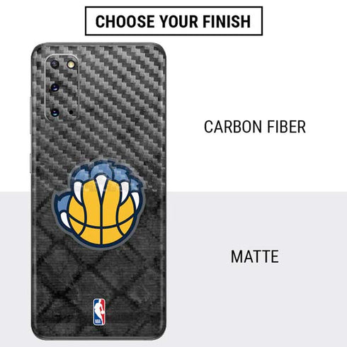 NBA Memphis Grizzlies Dark Rust Galaxy S20 Skin