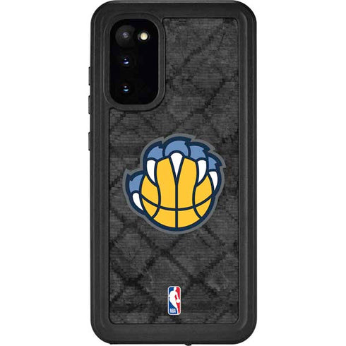 NBA Memphis Grizzlies Dark Rust Galaxy S20 Waterproof Case