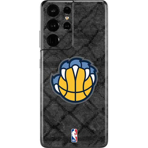 NBA Memphis Grizzlies Dark Rust Galaxy S21 Ultra 5G Skin