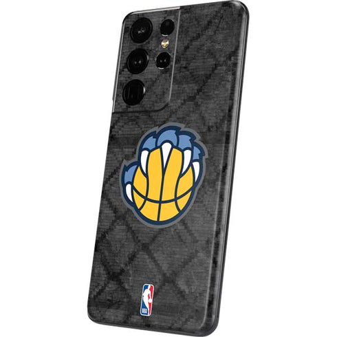 NBA Memphis Grizzlies Dark Rust Galaxy S21 Ultra 5G Skin