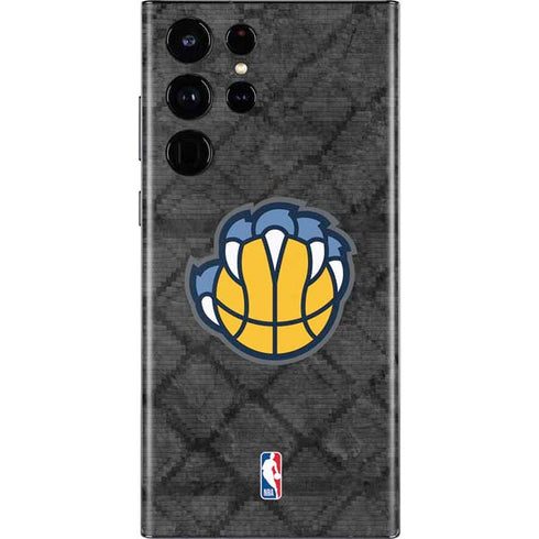 NBA Memphis Grizzlies Dark Rust Galaxy S22 Ultra Skin