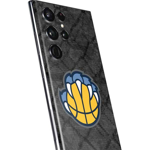NBA Memphis Grizzlies Dark Rust Galaxy S22 Ultra Skin