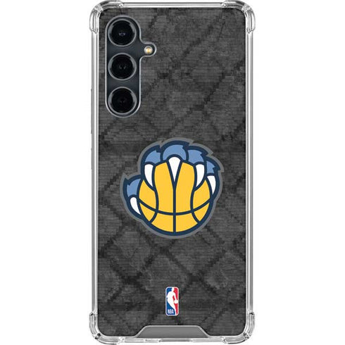 NBA Memphis Grizzlies Dark Rust Galaxy S23 FE Clear Case