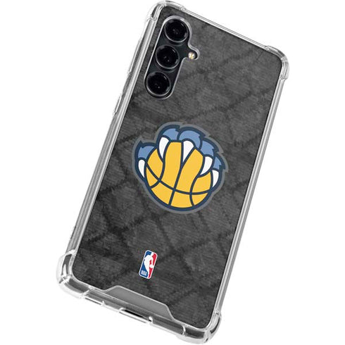 NBA Memphis Grizzlies Dark Rust Galaxy S23 FE Clear Case