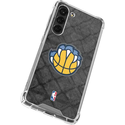 NBA Memphis Grizzlies Dark Rust Galaxy S23 Plus Clear Case
