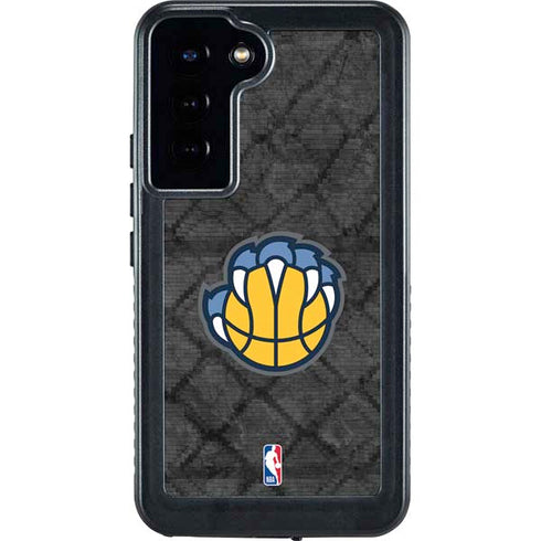 NBA Memphis Grizzlies Dark Rust Galaxy S23 Plus Waterproof Case