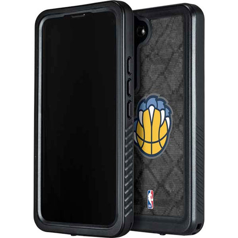 NBA Memphis Grizzlies Dark Rust Galaxy S23 Plus Waterproof Case