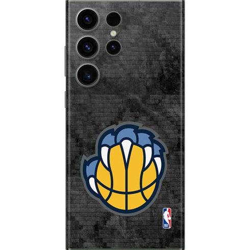 NBA Memphis Grizzlies Dark Rust Galaxy S23 Ultra Skin