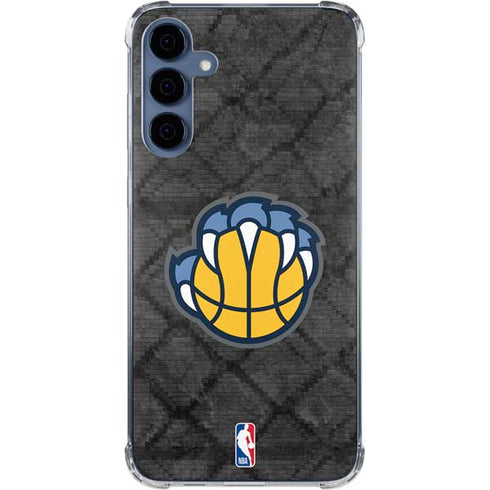 NBA Memphis Grizzlies Dark Rust Galaxy S24 Clear Case