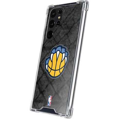 NBA Memphis Grizzlies Dark Rust Galaxy S24 Ultra Clear Case