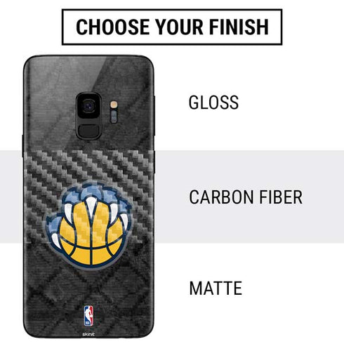 NBA Memphis Grizzlies Dark Rust Galaxy S9 Skin