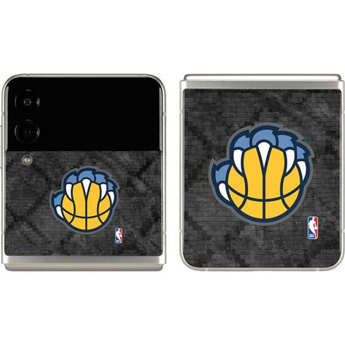 NBA Memphis Grizzlies Dark Rust Galaxy Z Flip3 5G Skin