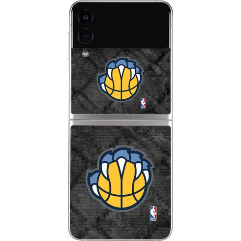 NBA Memphis Grizzlies Dark Rust Galaxy Z Flip3 5G Skin