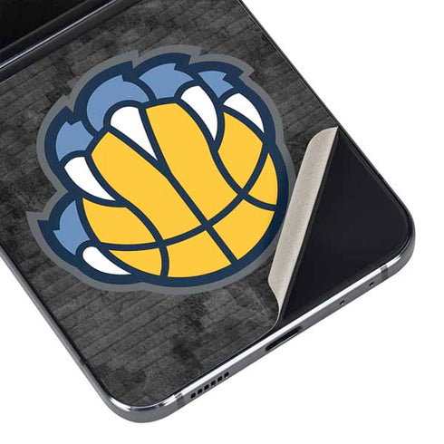 NBA Memphis Grizzlies Dark Rust Galaxy Z Flip5 5G Skin