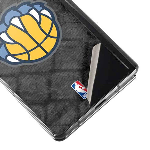 NBA Memphis Grizzlies Dark Rust Galaxy Z Fold2 5G Skin