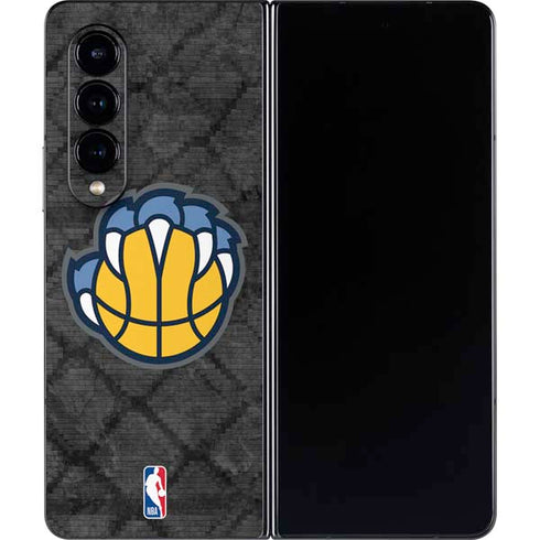 NBA Memphis Grizzlies Dark Rust Galaxy Z Fold4 5G Skin