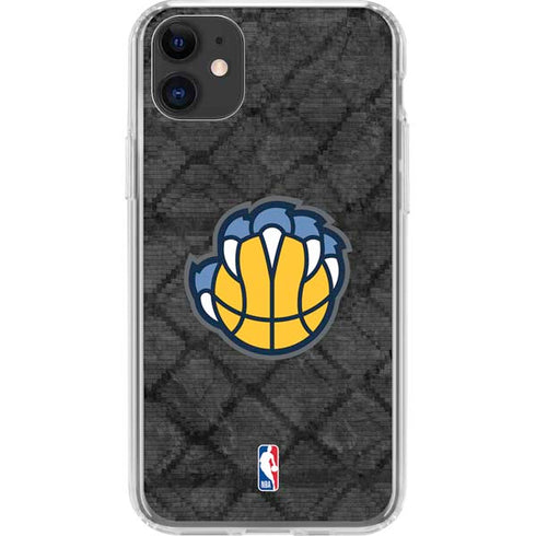 NBA Memphis Grizzlies Dark Rust iPhone 11 Clear Case