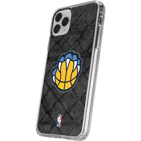 NBA Memphis Grizzlies Dark Rust iPhone 11 Pro Clear Case