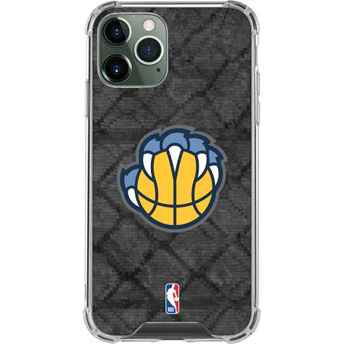 NBA Memphis Grizzlies Dark Rust iPhone 11 Pro Max Clear Case