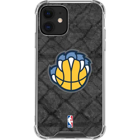 NBA Memphis Grizzlies Dark Rust iPhone 12 Mini Clear Case