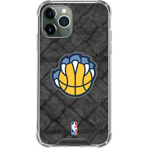 NBA Memphis Grizzlies Dark Rust iPhone 12 Pro Clear Case
