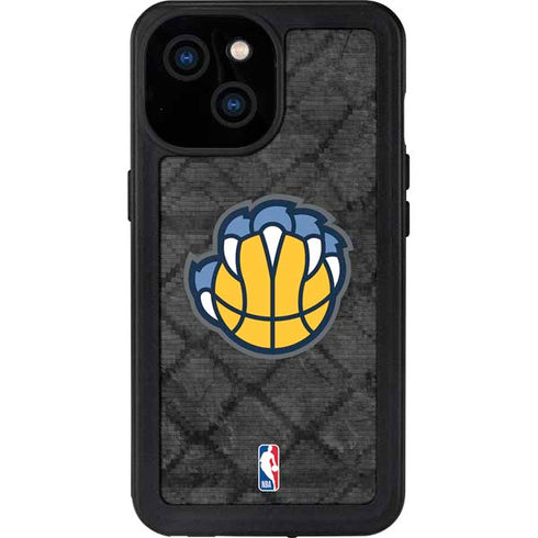 NBA Memphis Grizzlies Dark Rust iPhone 13 Mini Waterproof Case