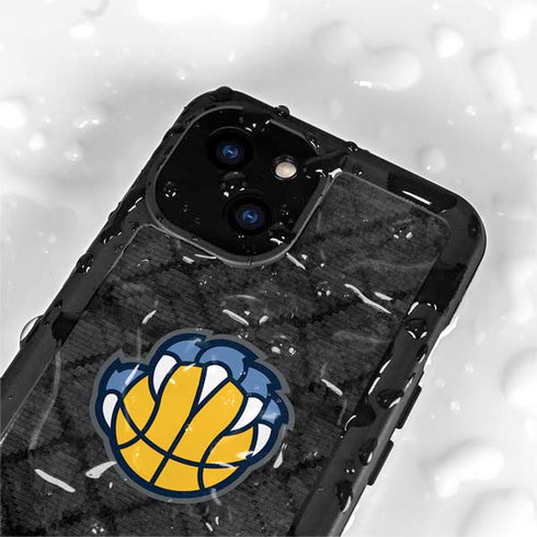NBA Memphis Grizzlies Dark Rust iPhone 13 Mini Waterproof Case