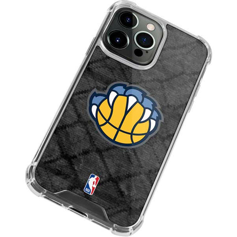 NBA Memphis Grizzlies Dark Rust iPhone 13 Pro Max Clear Case