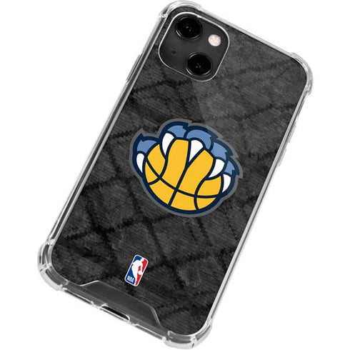 NBA Memphis Grizzlies Dark Rust iPhone 14 Clear Case