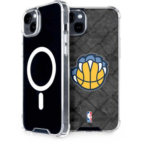 NBA Memphis Grizzlies Dark Rust iPhone 15 Plus MagSafe Case