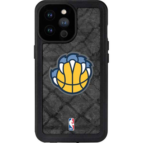 NBA Memphis Grizzlies Dark Rust iPhone 14 Pro Max Waterproof Case