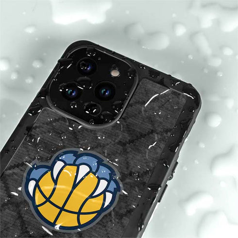 NBA Memphis Grizzlies Dark Rust iPhone 14 Pro Max Waterproof Case