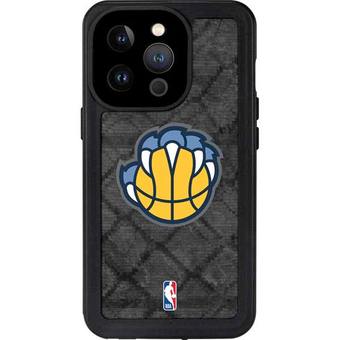 NBA Memphis Grizzlies Dark Rust iPhone 14 Pro Waterproof Case