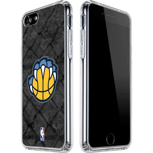 NBA Memphis Grizzlies Dark Rust iPhone SE (2nd & 3rd Gen) Clear Case