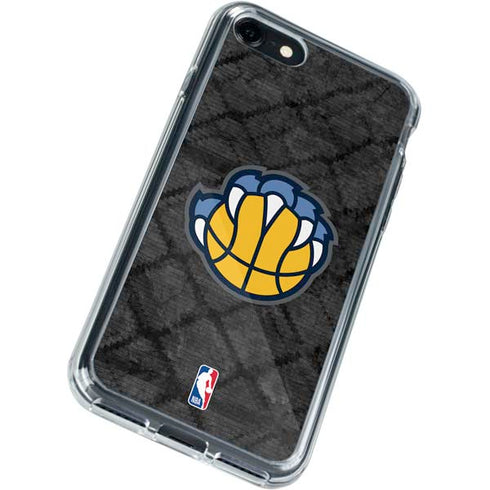 NBA Memphis Grizzlies Dark Rust iPhone SE (2nd & 3rd Gen) Clear Case