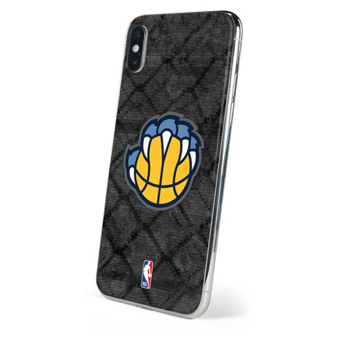 NBA Memphis Grizzlies Dark Rust iPhone XS Max Skin