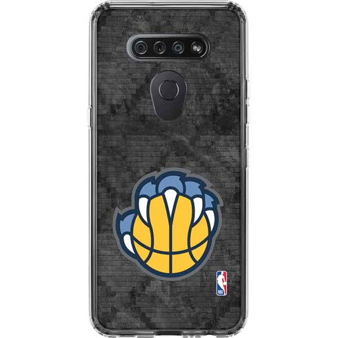 NBA Memphis Grizzlies Dark Rust LG K51/Q51 Clear Case