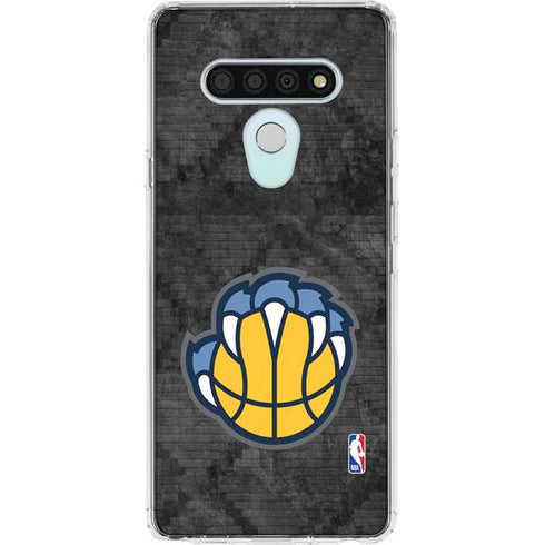 NBA Memphis Grizzlies Dark Rust LG Stylo 6 Clear Case