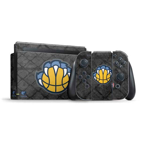 NBA Memphis Grizzlies Dark Rust Nintendo Switch Bundle Skin