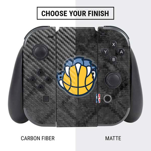 NBA Memphis Grizzlies Dark Rust Nintendo Switch Bundle Skin