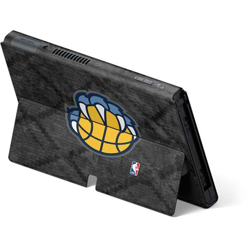 NBA Memphis Grizzlies Dark Rust Nintendo Switch OLED (2021) Skin