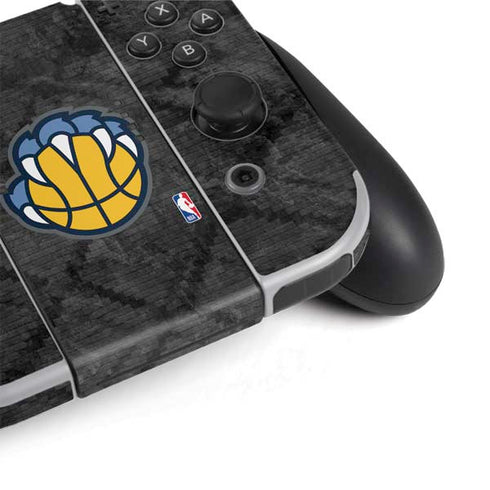 NBA Memphis Grizzlies Dark Rust Nintendo Switch OLED (2021) Skin